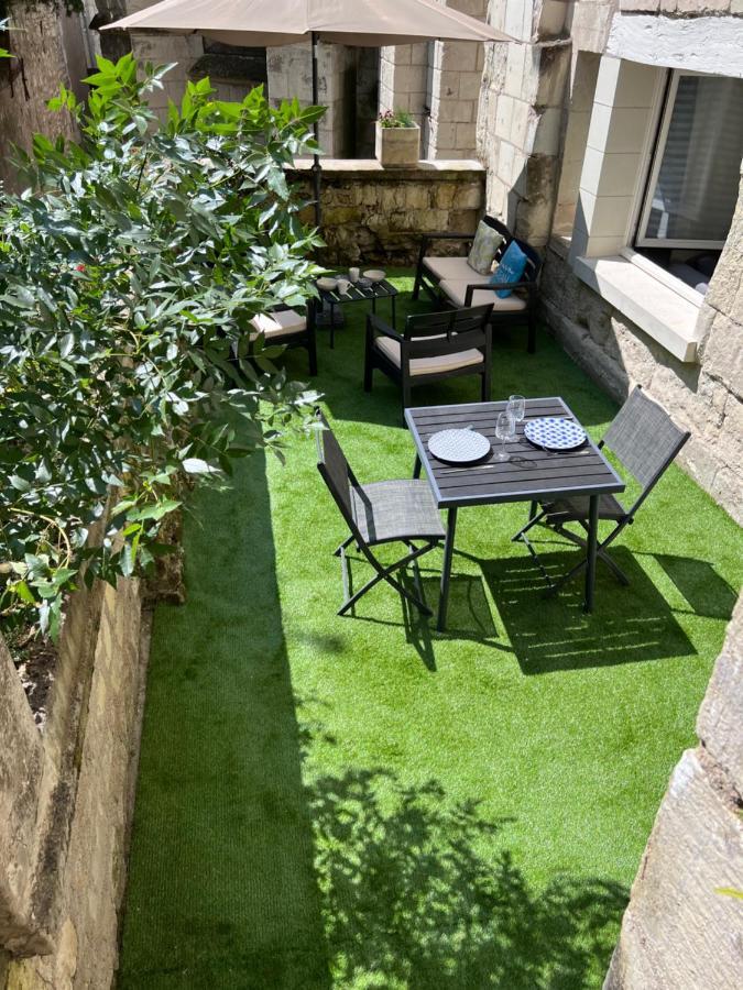 Le Badebec, Appt Dans Maison Typique Avec Jardin Prive Chinon Ngoại thất bức ảnh